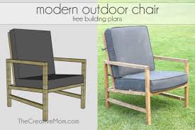 Modern Outdoor Chair Free Building Plans The Creative Mom Modern Outdoor Chairs Free Building Plans Outdoor Chairs