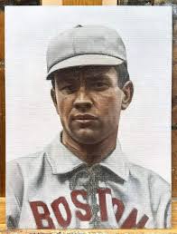 Tris Speaker, Jake Stahl and Smoky Joe Wood in 1913.