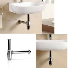 bathroom basin bottle trap brass waste