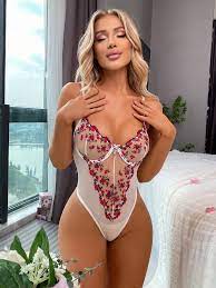 2023 Sexy Lingerie for Woman Lace Transparent One-Piece Underwear Set  Summer Hot Erotic Nightgown Deep V Dress Mesh Porno Bodysuits - China Sexy  Lingerie Women Sexy Underwear Bodysuit and Women Sexy Underwear