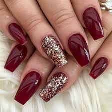 New Year Red Nail Styles To Inspire You 2020 Simple And Beautiful Nail Red Nail Design Red Fashion Style New Wine Nails Christmas Nails Acrylic Angel Nails