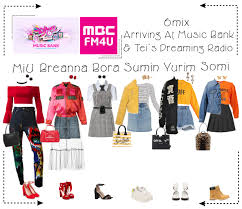 6mix Arriving At Music Bank Radio Show Korean Girl Fashion Chic Fall Outfits Kpop Outfits