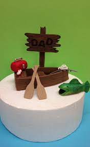 Maybe you would like to learn more about one of these? Fondant Fishing Boat Cake Topper Fondant Fishing Cupcake Etsy Bolo Queques Bolo 3d
