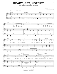 The widest selection of piano sheet music, piano books and piano digital downloads in the world! Eddie Perfect Ready Set Not Yet From Beetlejuice The Musical Sheet Music Pdf Notes Chords Broadway Score Piano Vocal Download Printable Sku 428610