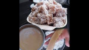 1/2 cawan gula putih 1/2 cawan gula merah 2 1/2 (dua setengah) cawan air 1 cawan tepung gandum 1/2 cawan tepung kanji ubi kayu 1. Resepi Kuih Kaswi Goyang Goyang Lembut Youtube