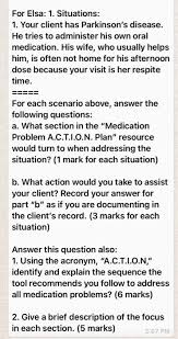 Solved For Elsa 1 Situations 1 Your Client Has Parkin Chegg Com