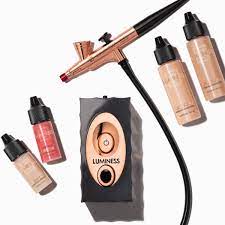 You can also use our luminess air® translucent powder to mattify and eliminate Find Amazing Products In Airbrush Today Luminess Cosmeticsairbrush Cosmetics Makeup Foundation Kit And Machine Luminess Airbrush Makeup System