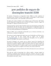 El seguro de cesantía está conformada por la contribución del empleador y el empleado; Doc Fol Noticias Geanella Chamba Calva Academia Edu