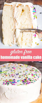 The glaze adds a little extra sweetness, but these are also great. Rich Moist Gluten Free Vanilla Cake Is Perfect For Birthdays Showers And Any Celebratio Gluten Free Vanilla Gluten Free Vanilla Cake Gluten Free Cake Recipe