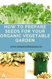 How To Prepare Seeds For Your Organic Vegetable Garden Organic Vegetables Organic Gardening Tips Vegetable Garden
