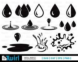 Water Droplets Svg Raindrop Svg Tear Drop Silhouette Splash Clipart Water Vector Rain Svg Water Droplets Art Rain Drop Drawing Water Droplets
