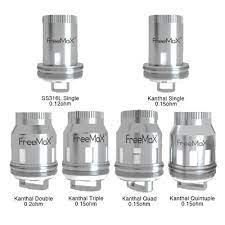 Another cool thing about the freemax mesh pro's coils is that you can switch between e juices when the tank is almost empty and the flavor switch is rapid. Freemax Mesh Pro Replacement Vape Coils