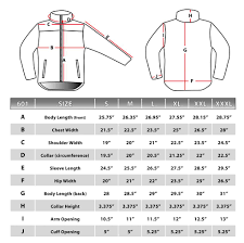 Fleece Jacket Size Chart Jacket To