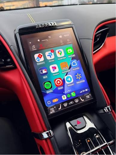 Ferrari Roma gets CarPlay programmed on center screen