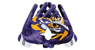 Nike Vapor Jet 3 0 On Field Lsu Men S Football Gloves My Big Want Football Gloves Lsu Football Men S Football