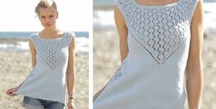 It also contains affiliate links for which i am paid a small commission if you make a purchase through the link on my site. Crashing Waves Knitted Lace Summer Top Free Knitting Pattern