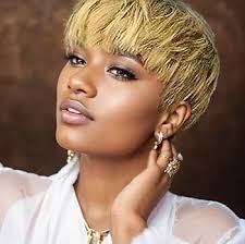 Naseily Hair Straight Hair Short Hair Wigs With Bangs Short Mixed Blond Wig  Short Hairstyles For women Synthetic Wigs For Black Women Replacement Wigs  : Amazon.sg: Beauty