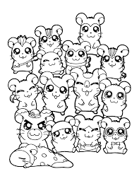 Hamtaro Ausmalbilder Cute Coloring Pages Coloring Pages To Print Cartoon Coloring Pages