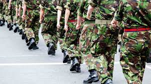 British Army contingent arrives in ...