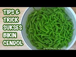 Cara membuat cendol dari tepung beras kenyal. Resepi Cendol Lembut Untungresepi Forshope Com