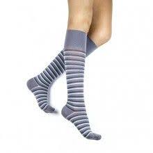 Stripe Mint Rejuvasocks Support Stockings Compression Stockings Stripe