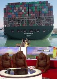 From the comfort of home you can get the ever given stuck wherever you want it. Evergiven Meme Companies Couldn T Resist Getting In On The Action Notably Marinetraffic Which Monitors Global Shipping