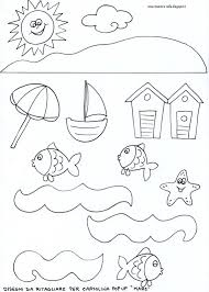 Disegni Idee E Lavoretti Per La Scuola Dell 39 Infanzia E Non Solo Disegni Da Colorare Estate Ricordi Delle Vacanze Biglietti Pop Up