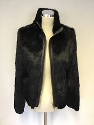 Zara - Black Faux Fur/Leather Jacket On Designer Wardrobe