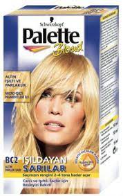 schwarzkopf palette blond sac boyasi bc2 altin parlak sari sac boyasi sac sarisin sac