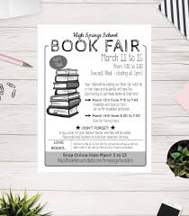 Book Fair Flyer School Book Fair Pta Pto School Event Flyer Template Edit Yourself Https Etsy Me 2g8vflo School Book Fair School Event Flyer Pta Board