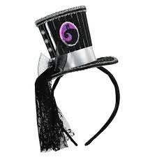 Jack Skellington Top Hat Headband 5in X 3 3 4in The Nigh Nightmare Before Christmas Costume Nightmare Before Christmas Decorations Nightmare Before Christmas