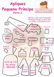 O pequeno príncipe é um personagem legendário que invade a imaginação. Criatividades Da De Apliques Pequeno Principe Video De Como Fazer E Molde Gratis