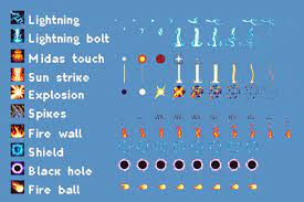 10 Magic Sprite Sheet Effects Pixel Art Craftpix Net Pixel Art Pixel Art Design Sprite