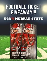 Enter To Win Uga Vs Murray State Football Tickets