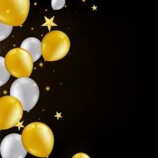 Black And White Transparent Background Balloons Clipart Birthday Golden And White Balloon Background Balloon Background Greeting Card Png And Vector With Transparent Background For Free Download Balloon Background White Balloons Birthday Background Design