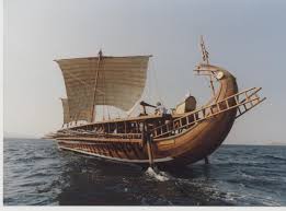 479 Bc Athenian Navy Is Victorious Over The Persian Navy At Battle Of Salamis Old Sailing Ships Sailing Boat