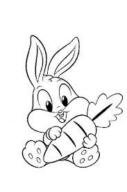 Along with other vegetables, fruits, dairy, and meat, you have a full balanced diet. Bunny With Carrot Coloring Page Coloring Home