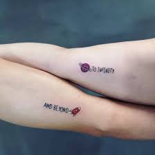 Other will get it because they want to let everyone know that they are willing to go that one extra step. Couple Infinity And Beyond Tattoo Novocom Top