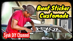 Cara hilangkan kotor tompok cat kereta hingga bersih. Pasang Sticker Onexox Di Cermin Kereta Burn Tiker Sticker Customade Youtube
