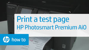 Hp photosmart 5524 now has a special edition for these windows versions: Printing A Test Page Hp Photosmart Premium All In One Printer C309g Hp Youtube