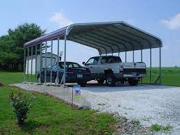 They transmit natural light, while providing up to 100% uv protection from harmful uv rays. Metal Carports Double Wide Metal Carport For 2 Vehicles