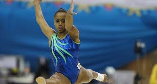Despite beginning gymnastics at the relatively late age of 11, daiane dos santos had a long, successful career. E Uma Emocao Muito Grande Ver Outros Ginastas Fazendo Meu Elemento Especial Focas Estadao