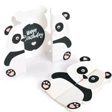 3d pop up cards make great little steam projects too. 3d Birthday Greeting Cards Handmade Panda Greeting Card From Lucknow