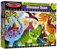 Melissa Doug Dinosaur Dawn Floor Puzzle 24 Pc Best Price Kennedy Ann Puzzle Melissa Doug Toys
