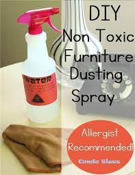 Diy Allergy Friendly Homemade Furniture Dusting Spray Toxic Furniture Homemade Cleaning Products Dusting Spray