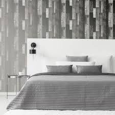 A subtle ceiling pattern can give a bedroom an added sense of intimacy. Best Price Black And Silver Wallpaper