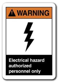 Warning Sign Electrical Hazard Authorized Personnel Only 7 X10 Plastic Safety Sign Ansi Osha Signage Design Electrical Safety Safety Posters