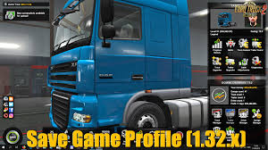 Download Save Game Profile No Dlc Required V1 0 By Yanred 1 32 X For Ets 2 Euro Truck Simulator 2