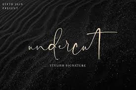 Anyways, big thanks to showup typefoundry for providing this masculine regular free demo script font with us here. Undercut Stylish Signature 269313 Script Font Bundles Signature Fonts Pretty Script Fonts Undercut
