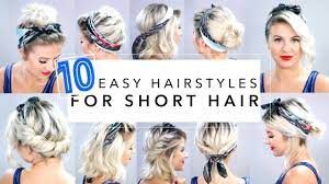 City sleek, smooth streak, wave of sunshine, weekend waves 10 Easy Hairstyles For Short Hair With Headband Milabu Youtube